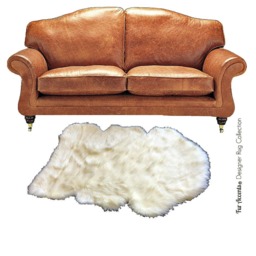 Faux Sheepskin Rug - Shaggy Fur, Country Edge, Usa - thumbnail 1