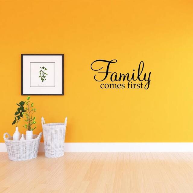 Vwaq Family Comes First Wall Decal Art Home Decor Vwaq-1655 - image 1