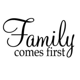 Vwaq Family Comes First Wall Decal Art Home Decor Vwaq-1655 - thumbnail 2