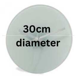Pink Flamingo Glass Or Mdf Wall Clock Faux Stained Decor - thumbnail 4