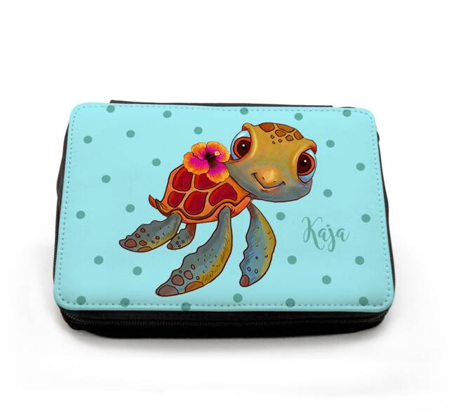 Feather Pouch Pen Bag Turtle Fm124T??rkis