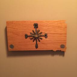 South Dakota Handmade State Quarter Clock With Inlaid Quarters. Fully Customizable - thumbnail 3
