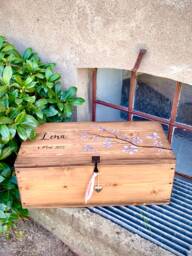 Personalized Wooden Box Storage Chest