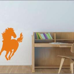 Running Horse Wall Decal, Equestrian Art, Kids Room Decor - thumbnail 3