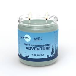 Park Scents Extra-Terrestrial Adventure Candle - Et - Handmade in The Usa Accurate Smell Of Forest Queue At E.t. Ride Universal Orlando - thumbnail 3