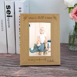 Personalized Grandparent Picture Frame When A Child Is Born So Are Grandparents Pregnancy Announcement First Time Gifts For Her - thumbnail 1