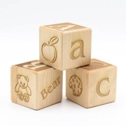Wood Alphabet Block Set - thumbnail 2