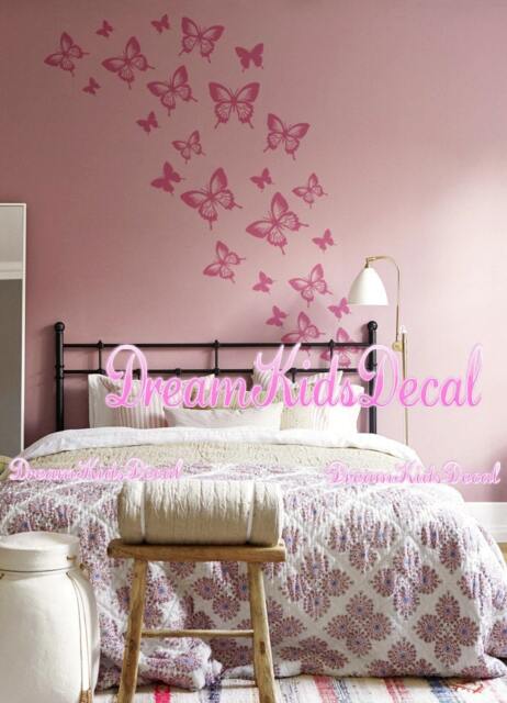 Butterfly Wall Decal Set, Children's Room Decor, Set Of 25 - image 1