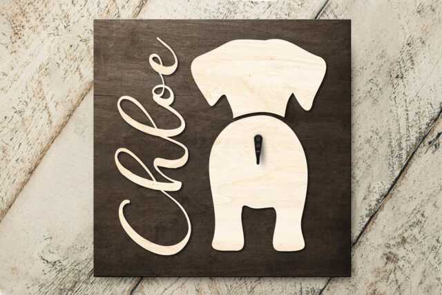 Personalized Dog Leash Holder, Custom Pet Name Sign For Lovers, Birthday Gift Owner - image 1