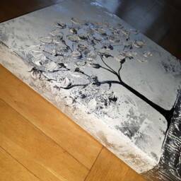 Jean Sanders - Strukturbild 50x70x7cm - thumbnail 2