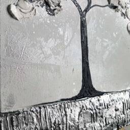 Jean Sanders - Strukturbild 50x70x7cm - thumbnail 3