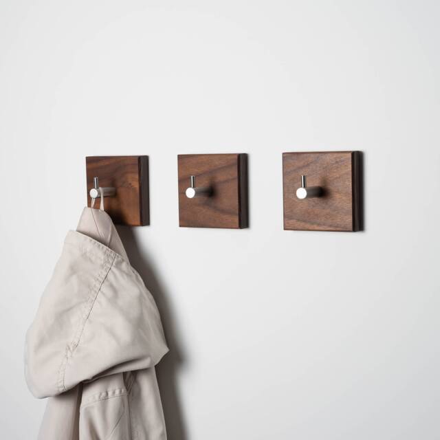 Coat Rail // Different Variants Simply Made Of Solid Wood Handmade - image 1