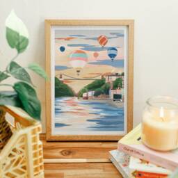 Bristol Harbour Art Print, Travel Poster, Art, Gift - thumbnail 3