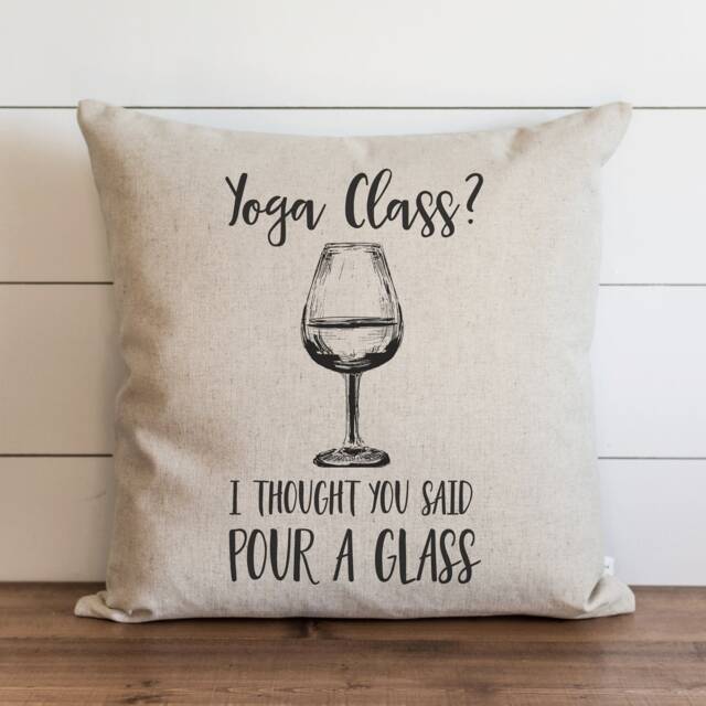 Yoga Class // 18 X 20 Pillow Cover Everyday Throw Gift Accent Cushion - image 1