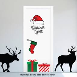 Christmas Spirit & Stockings Wall Decals - thumbnail 2
