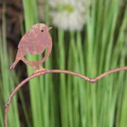 Virala Heart Shape Bird Feeder Rusted Metal Finish - thumbnail 2