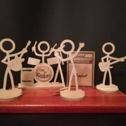 The Woodies Your Favourite Wooden Handmade Music Band Gift For Him, Her, Decor - thumbnail 2