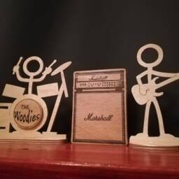 The Woodies Your Favourite Wooden Handmade Music Band Gift For Him, Her, Decor - thumbnail 3