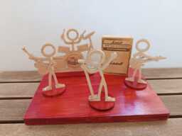 The Woodies Your Favourite Wooden Handmade Music Band Gift For Him, Her, Decor - thumbnail 1