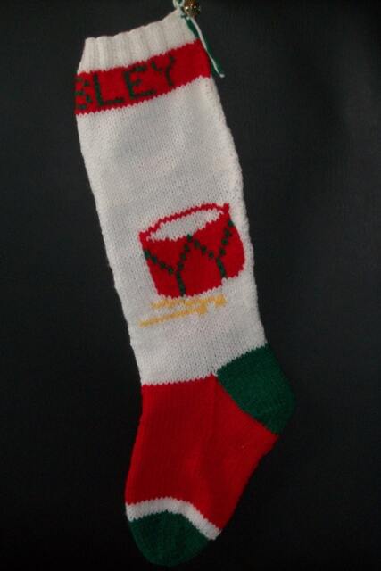 PDF Pattern Only Hand Knitted Toy Soldier Christmas Stocking - image 1