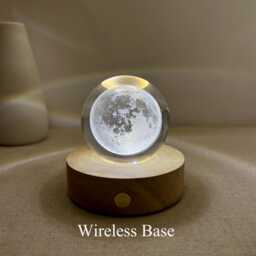 Custom Moon Night Light, Luna Globe Lamp, Personalized Desk Planet Ball Room Decor, Valentine's Day Gifts, Nursery Decor - thumbnail 3