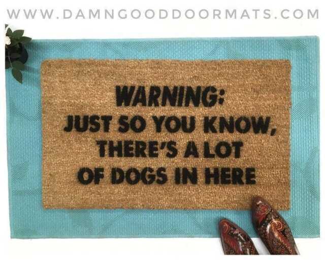 Sarcastic Dog Lover Doormat - Funny Welcome Mat For Outdoors - image 1