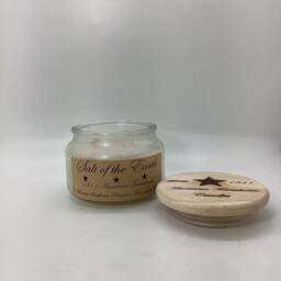 Salt Of The Earth Highly Scented Candle/Apothecary Jar 10 Oz/Paraffin Wax/Farmhouse Candle/Hand Poured Candle/Country-Primitive Candle - thumbnail 2