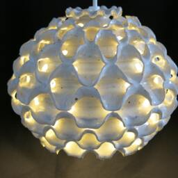 Danish Ceramic Hanging Lamp - thumbnail 3