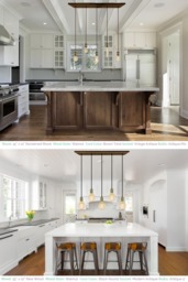 Farmhouse Kitchen Chandelier Shabby Chic Reclaimed Wood 5 Pendant Lights Rustic