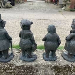 Set Of 4 Resin Ratty, Mole, Badger & Toad Figures - thumbnail 4