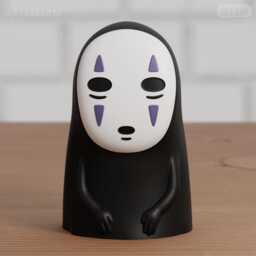 No Face Studio Ghibli Chibi Figure - 3 Expressions Available 7cm 10cm 14cm Anime Collectible Statue Spirited Away Inspired Desk Decor - thumbnail 3