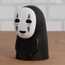 No Face Studio Ghibli Chibi Figure - 3 Expressions Available 7cm 10cm 14cm Anime Collectible Statue Spirited Away Inspired Desk Decor - thumbnail 4