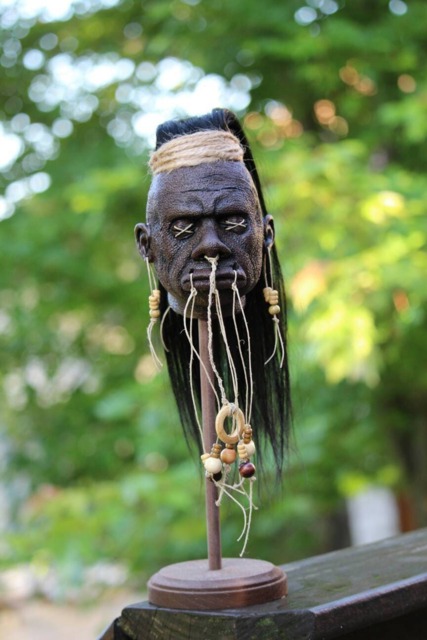 Shrunken Head Replica Qty Of 2 - image 1