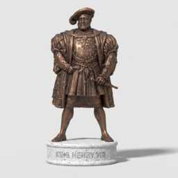 Henry Viii Statue - Tudor King Historical Collectible - thumbnail 1