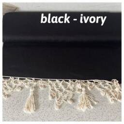 Tassel Fringe Bedspread Oversize King Queen Shabby Chic Bedding Bed Spread Pink Ivory White Crochet Lace Trim Turkish Linen Coverlet Blanket - thumbnail 4