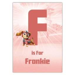 Paw Patrol Print - Everest Letter & Name Personalised Poster Wall Art - thumbnail 3