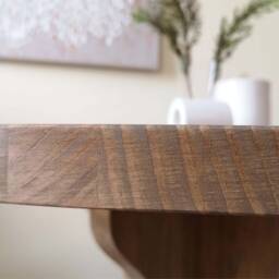 Handmade Rustic Pine Round Table Solid Wood Dining Table - Ref. 00108 - thumbnail 3