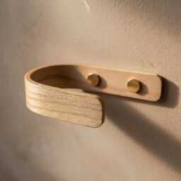 Curtain Holdbacks, Oak Tiebacks, Wooden Pull Backs, Interior Design, Brass Fittings