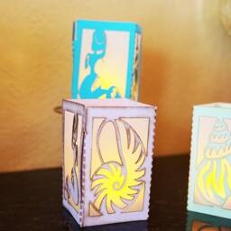 Tea Light Holder, Mini Lanterns, Mermaid Party Favors, Under The Sea Party, Wedding Diy Decor - thumbnail 4