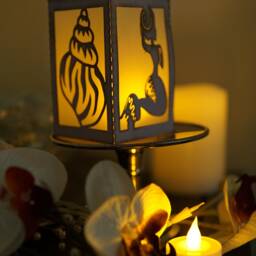 Tea Light Holder, Mini Lanterns, Mermaid Party Favors, Under The Sea Party, Wedding Diy Decor - thumbnail 2