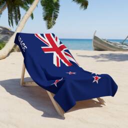 New Zealand Beach Towel, New Flag Tovel, Of Zealand, Beach Country
