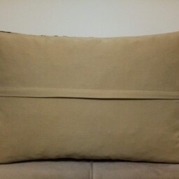 Patchwork Kilim Pillow 16x24 Inches Turkish Anatolian Lumbar Pillowcase Sofa Cover - thumbnail 2
