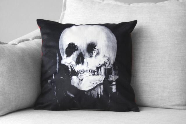 All Is Vanity - Velveteen Pillow Case C. Allan Gilbert, 1892 - image 1