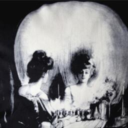 All Is Vanity - Velveteen Pillow Case C. Allan Gilbert, 1892 - thumbnail 3