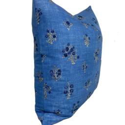 Lisa Fine Noor Indigo Cushion Cover Pillow Double Sided - thumbnail 2