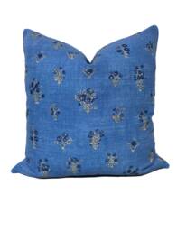 Lisa Fine Noor Indigo Cushion Cover Pillow Double Sided - thumbnail 1