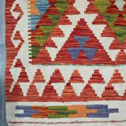 Kilim Rug Classic, Handmade Artisan Afghan Turkish Scandinavian Navajo Bohemian Wool Flatweave Multicolour 117x81 cm - thumbnail 2