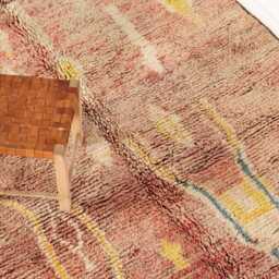 Moroccan Rug, Berber Handwoven Boujaad Rug 6x9 Colorful Boho - thumbnail 3