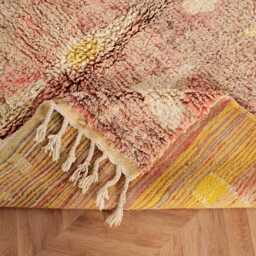 Moroccan Rug, Berber Handwoven Boujaad Rug 6x9 Colorful Boho - thumbnail 4