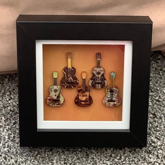 Guitar Picture, Wall Art For Guitar Players, Music Lovers Gift, Rock & Roll Fan Gift Guitarist, Memorabilia, Bar Decor - image 1